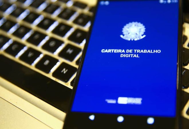 Carteira de trabalho digital.