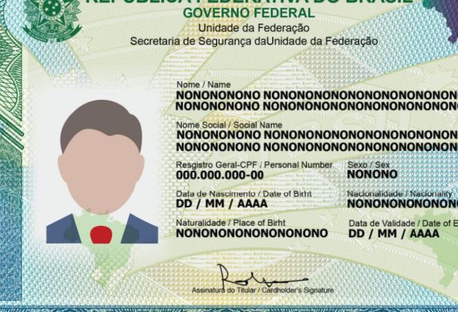 Nova Carteira de Identidade Nacional