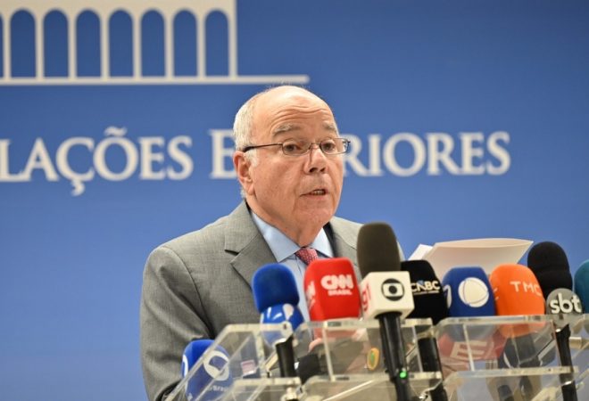 O ministro das Relações Exteriores, Mauro Vieira
