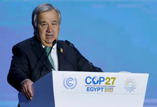 cop 27 António Guterre