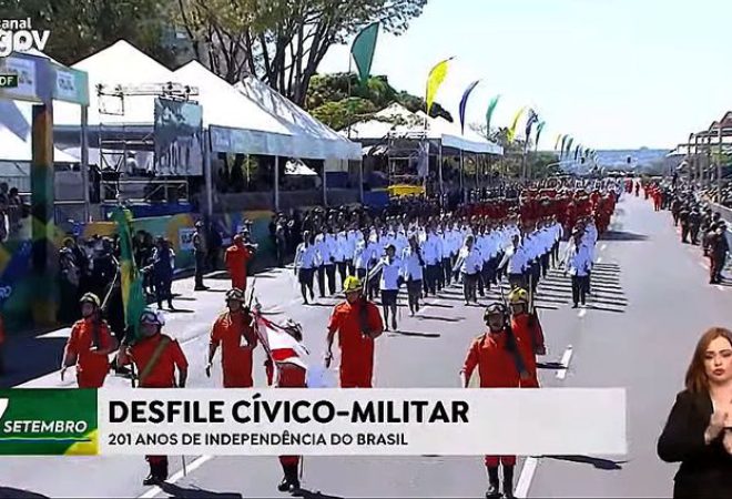 Brasília (DF), 07.09.2023 - Desfile Cívico-Militar de Sete de Setembro em Brasília. Imagem: Canal Gov