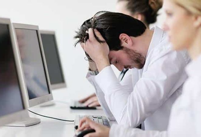 depressivo trabalhando