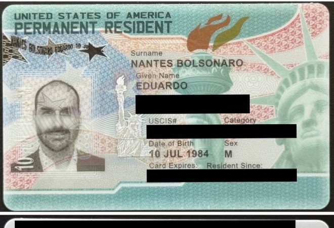 eduardo bolsonaro green card