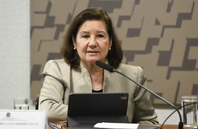 A embaixadora Maria Luiza Viotti. Foto: Jefferson Rudy/Agência Senado