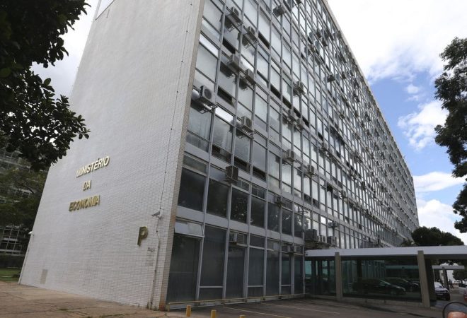 Fachada do Ministério da economia