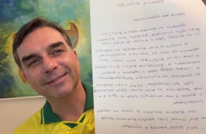 flavio bolsonaro carta