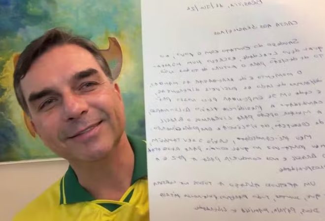 flavio bolsonaro carta