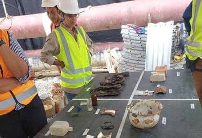 SÃO PAULO (SP) - Empresa pediu dispensa de estudos arqueológicos para obra em área de quilombo. - Objetos encontrados no local das escavações..  Foto: IPHAN/Divulgação