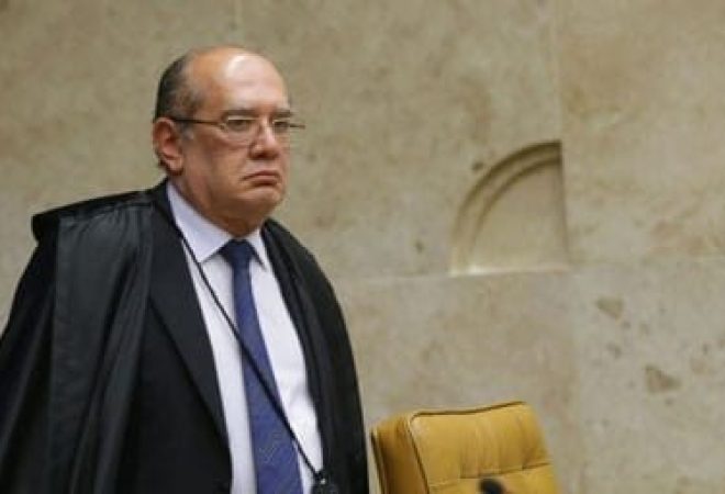 Ministro do Supremo Tribunal Federal (STF) Gilmar Mendes durante sessÃ£o para julgamento sobre a restriÃ§Ã£o ao foro privilegiado.