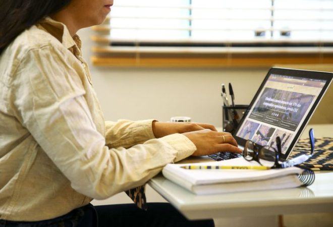 Teletrabalho, home office ou trabalho remoto.