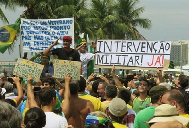 intervenção militar bolsonaristas