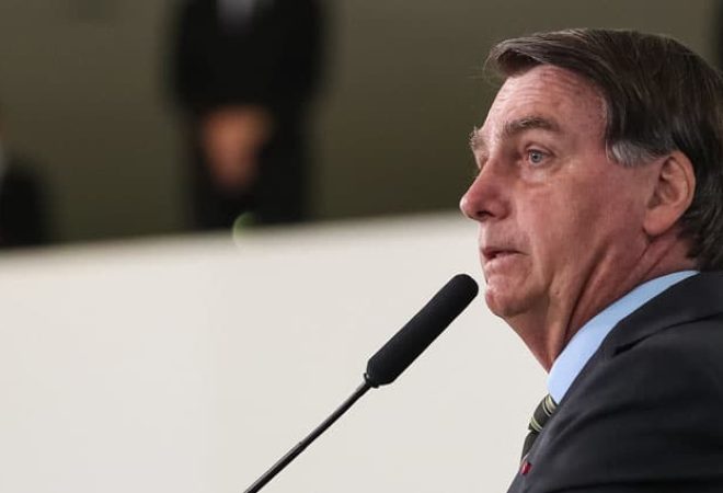 (Brasília - DF, 24/08/2020)  Presidente da República Jair Bolsonaro.durante evendo sobre Covid 19 no Palácio do Planalto Foto: Marcos Corrêa/PR
