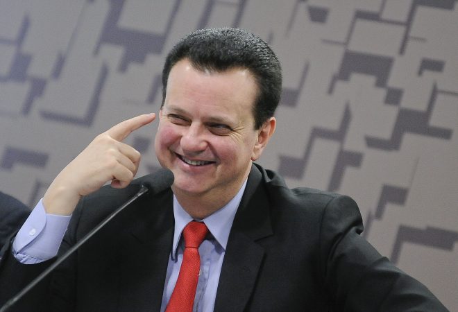 Comissão de Ciência, Tecnologia, Inovação, Comunicação e Informática (CCT) realiza audiência pública interativa com o exmo. ministro de Ciência, Tecnologia, Inovações e Comunicações, Gilberto Kassab, a fim de apresentar as ações do Governo Federal na sua área de atuação.Em pronunciamento, ministro de Estado de Ciência, Tecnologia, Inovações e Comunicações, Gilberto Kassab.Foto: Pedro França/Agência Senado