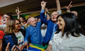 Presidente da República, Luiz Inácio Lula da Silva, durante discurso de reeleição, São Paulo (SP). Foto: Ricardo Stuckert