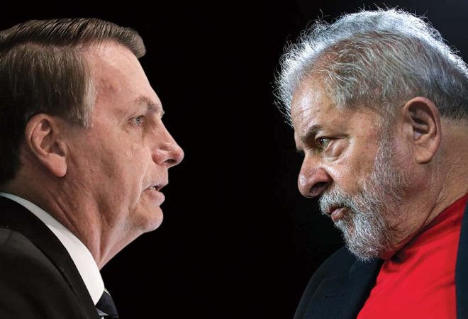 lula e bolsonaro