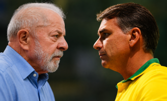 lula e flávio bolsonaro