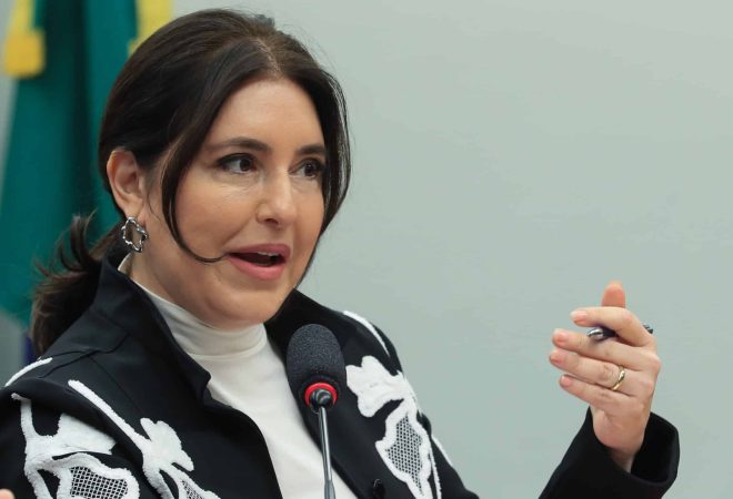 Brasília (DF), 09/07/2025  - Ministra do Planejamento e Orçamento, Simone Tebet, durante audiência pública em Três comissões da Câmara. Foto: Lula Marques/Agência Brasil