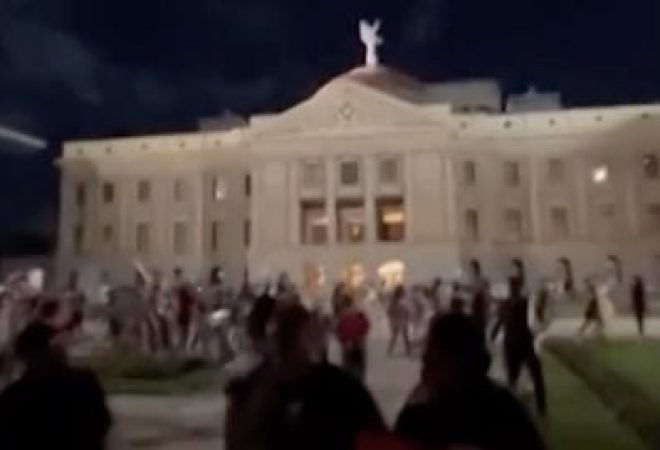 manifestação EUA