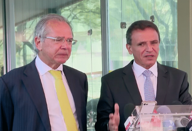 marcio bittar e paulo guedes_reprodução