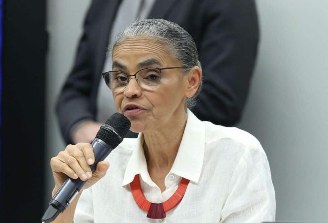 Brasília (DF) 24/05/2023 Ministra do meio ambiente, Marina silva, durante audiência publica na comissão de meio ambiente da Câmara. Foto Lula Marques/ Agência Brasil.