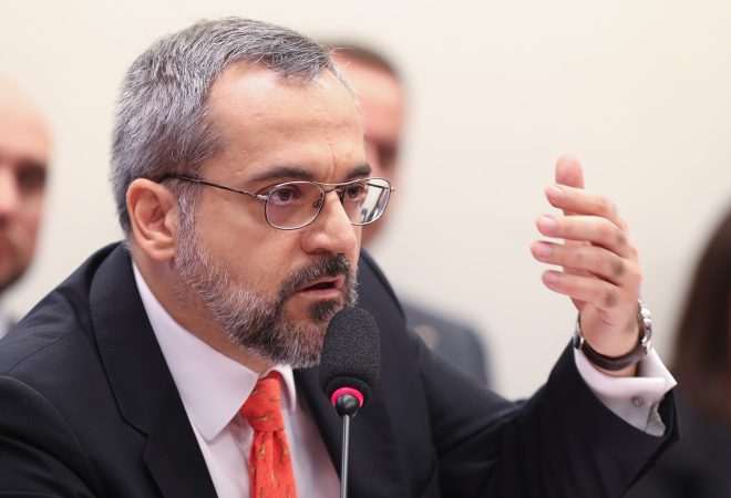 Brasília- DF. 11-12- 2019-   ministro da Educação Abraham Weintraub durante depoimento na comissão de educação da câmara. Foto Lula Marques
