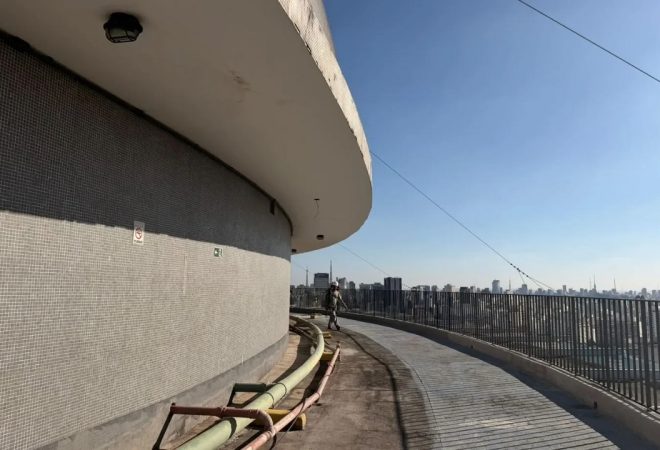 Vista privilegiada: terraço do Copan voltará a receber visitantes em projeto que busca ampliar o uso cultural e turístico do edifício (Guilherme Gonçalves)