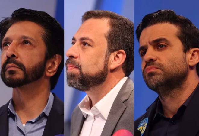 nunes, boulos e marçal - divugação rede tc debate free