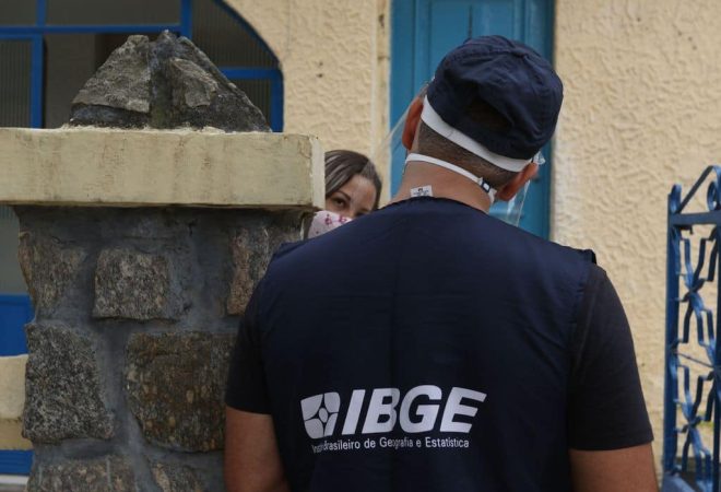 O IBGE (Instituto Brasileiro de Geografia e Estatística) faz primeiro teste preparatório do Censo Demográfico 2022, na Ilha de Paquetá, no Rio de Janeiro.