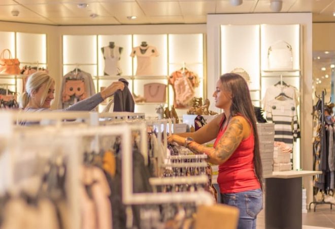 Compras em shopping