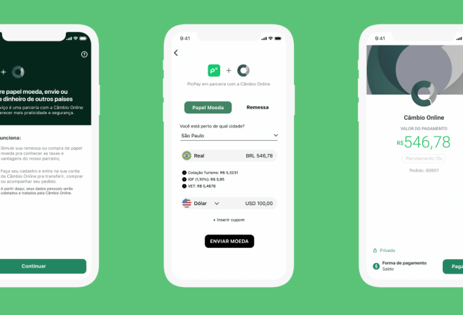picpay cambio