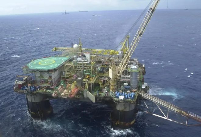 Plataforma da Petrobras. Foto: Agência Brasil