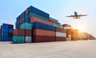 Industrial port and container yard