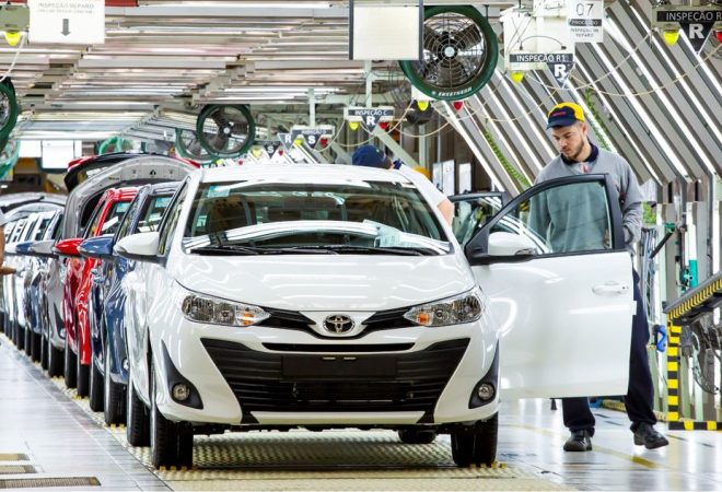 produção toyota