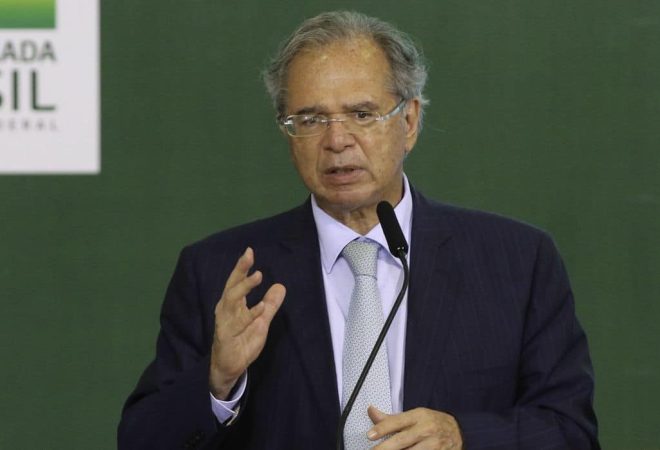 O ministro da Economia, Paulo Guedes,participa  de lançamento do Programa de Crescimento Verde do Governo federal