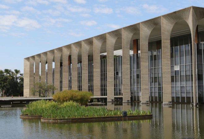 Palácio do Itamaraty na Esplanada dos Ministérios