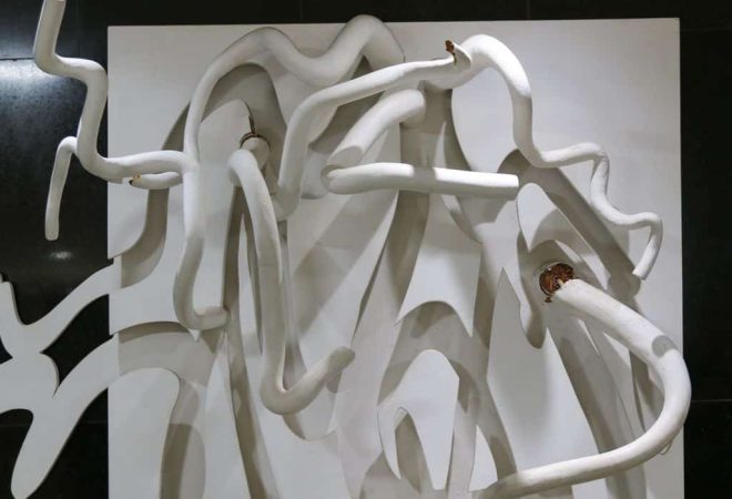 Obras de artes danificadas no Palácio do Planalto após atos terroristas no ultimo domingo