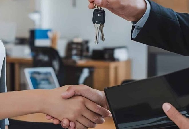 real-estate-agents-agree-buy-home-give-keys-clients-their-agencys-offices-concept