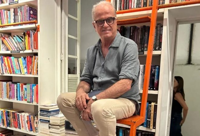 Rui Campos, fundador da Livraria da Travessa: empreendedor mineiro começou no ramo como funcionário em uma livraria do Rio de Janeiro e hoje é dono de uma rede que faturou R$ 140 milhões em 2025. Foto: Divulgação