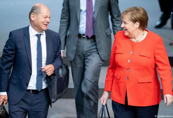 scholz merkel