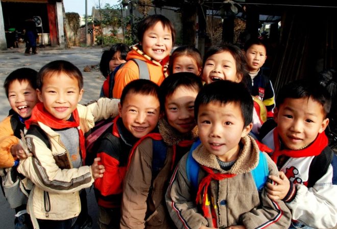 crianças chinesas