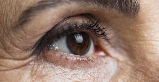 sobrancelha-de-close-up-da-mulher-senior