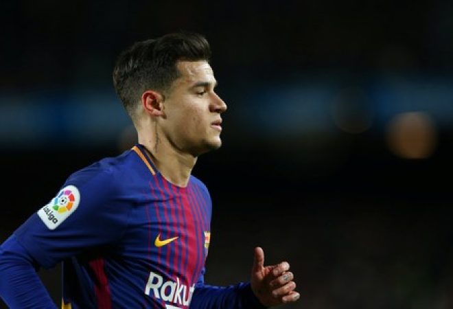 Philippe Coutinho em campo pelo Barcelona