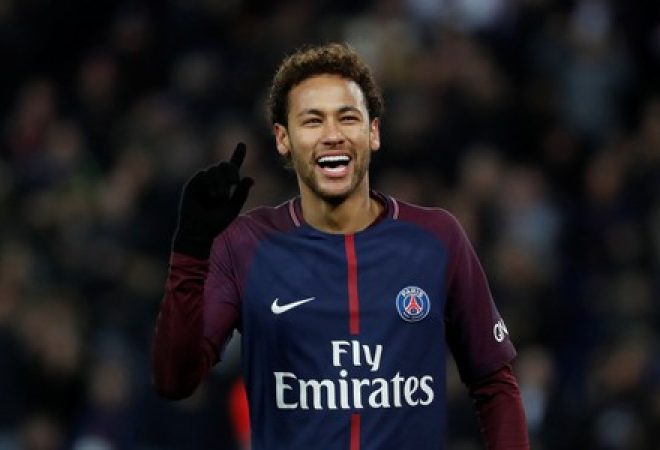 Neymar em jogo do PSG