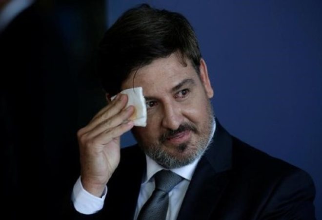Diretor-geral da Polícia Federal, Fernando Segóvia, durante cerimônia em  Brasília