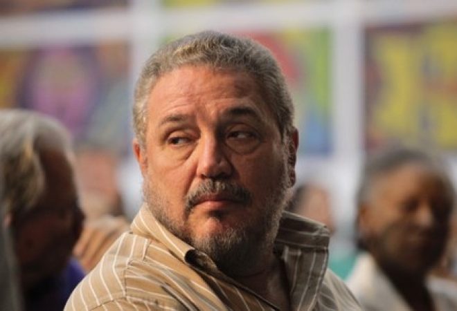 Fidel Castro Diaz-Balart, filho mais velho do falecido líder cubano Fidel Castro, durante evento em Havana