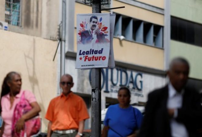Galhardete de campanha do presidente da Venezuela, Nicolás Maduro