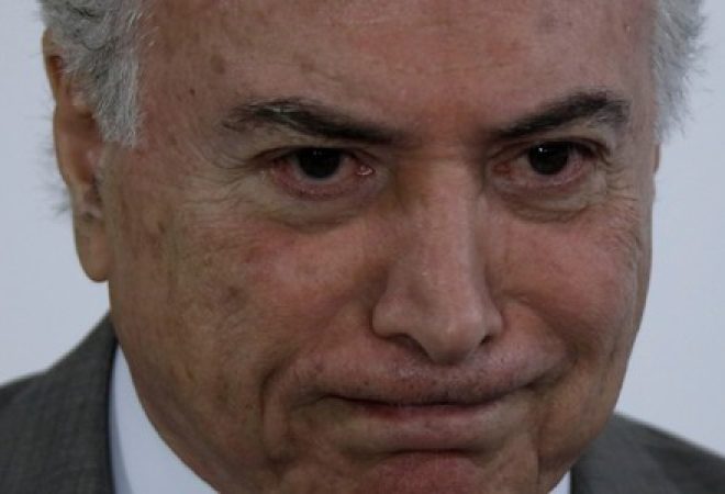 Presidente Michel Temer durante evento em Brasília