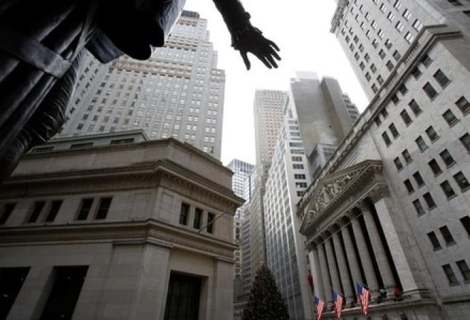Fachada da Bolsa de Valores de Nova York em Manhattan, nos EUA