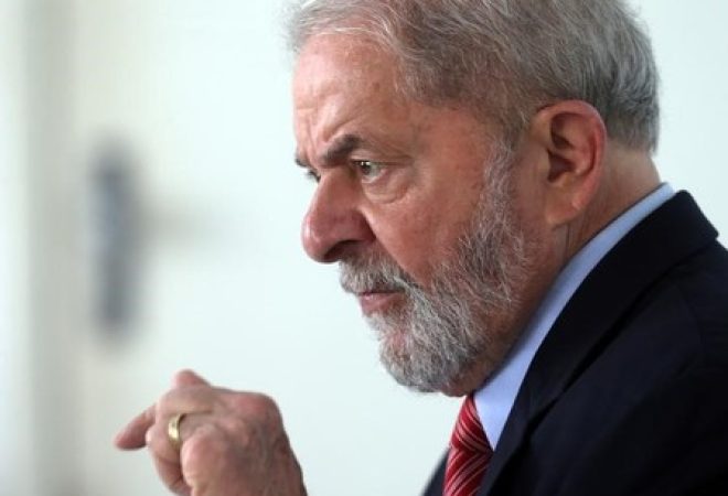 O ex-presidente Luiz Inácio Lula da Silva durante entrevista à Reuters em Penedo, no Estado do Alagoas