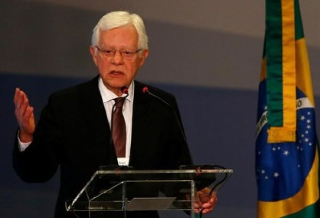 Ministro da Secretaria-Geral da Presidência, Moreira Franco, durante evento no Rio de Janeiro